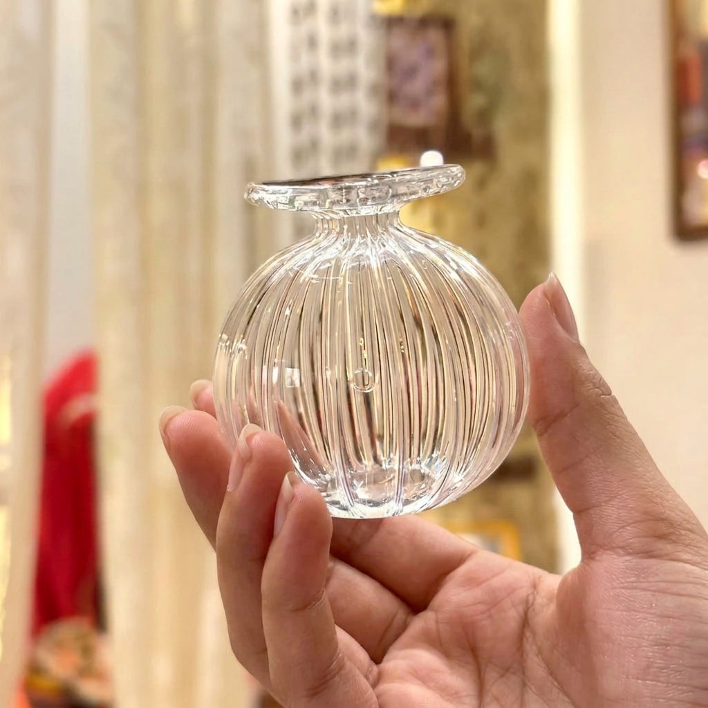 Glass Modak Shape Diya